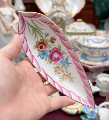 Ceramics Flower Jewelry Storage Box Vase Teapot Flower Basket Jewelry Case Storage Jewelry Organizer Display Home Decor Ornament